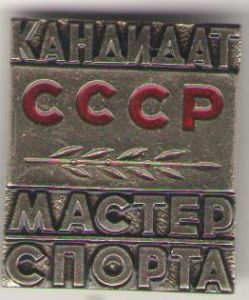 знак "Кандидат в мастера спорта СССР" ― Антикварно-нумизматический центр "Пава" | интернет-магазин